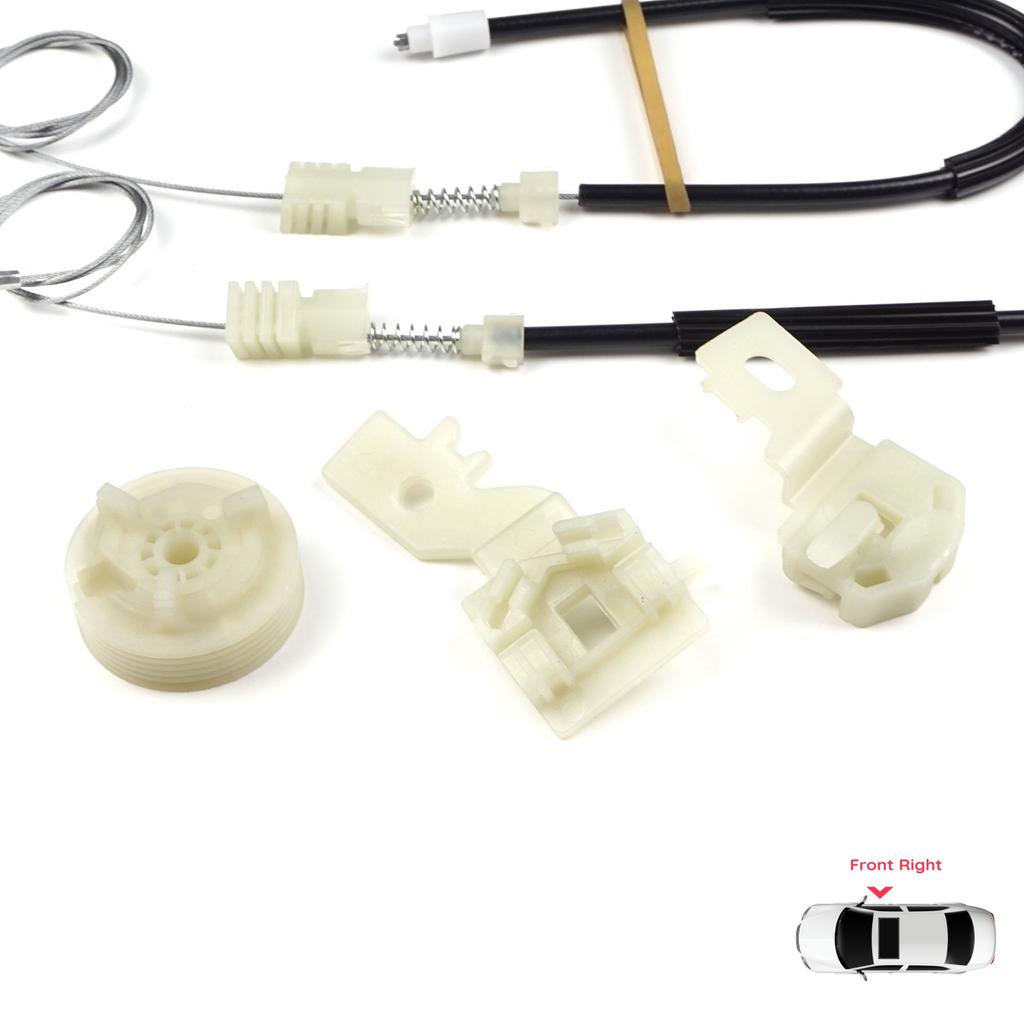 EWR846 Power Window Regulator Repair Set Front Right for Nissan Primera P12 WP12 2001-2008 4/5 Door 80770AV601