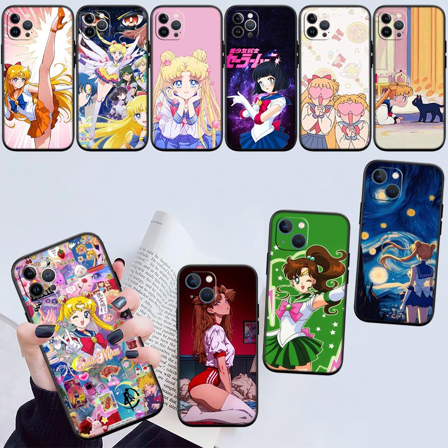 RE50 S-Sailors M-Moons Phone Case for Samsung Galaxy S20 S21 S22 Ultra FE + Plus A21S A22 A24 A25 A26 A30 A30S A31