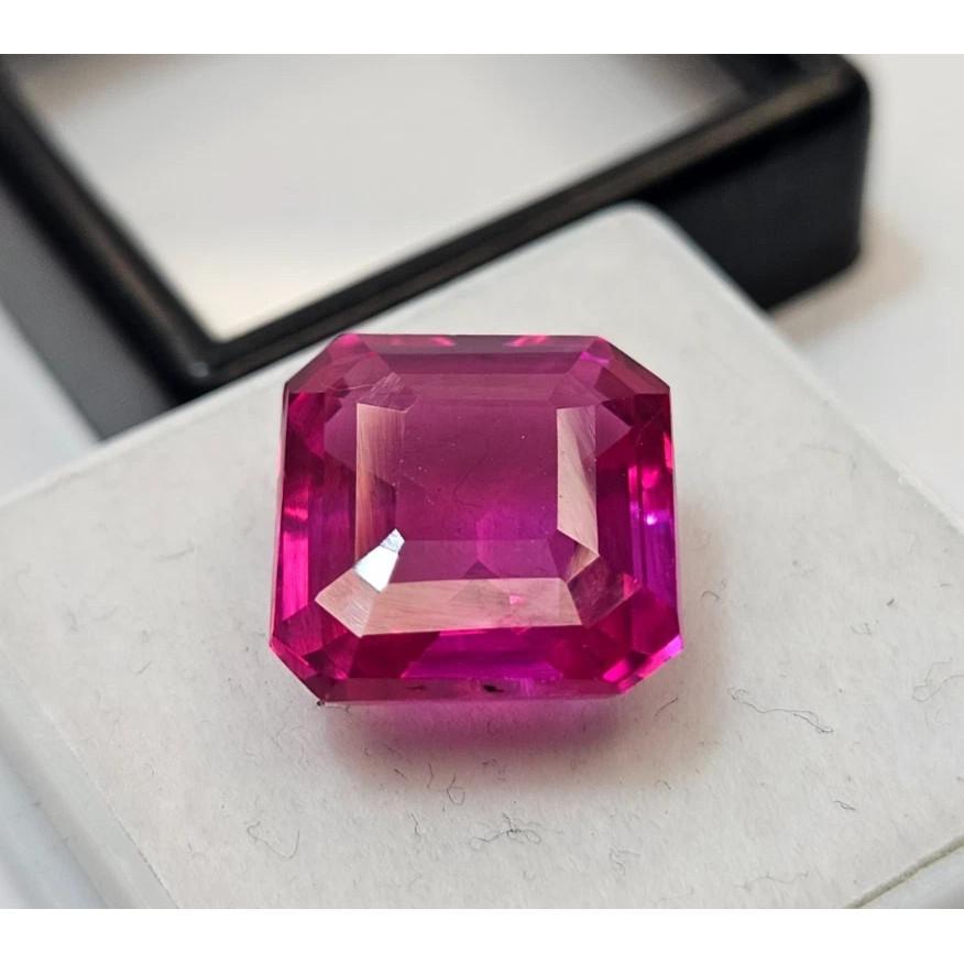 9-10 Ct Natural Pink Sapphire Square Cut Fabulous Certified Loose Gemstone