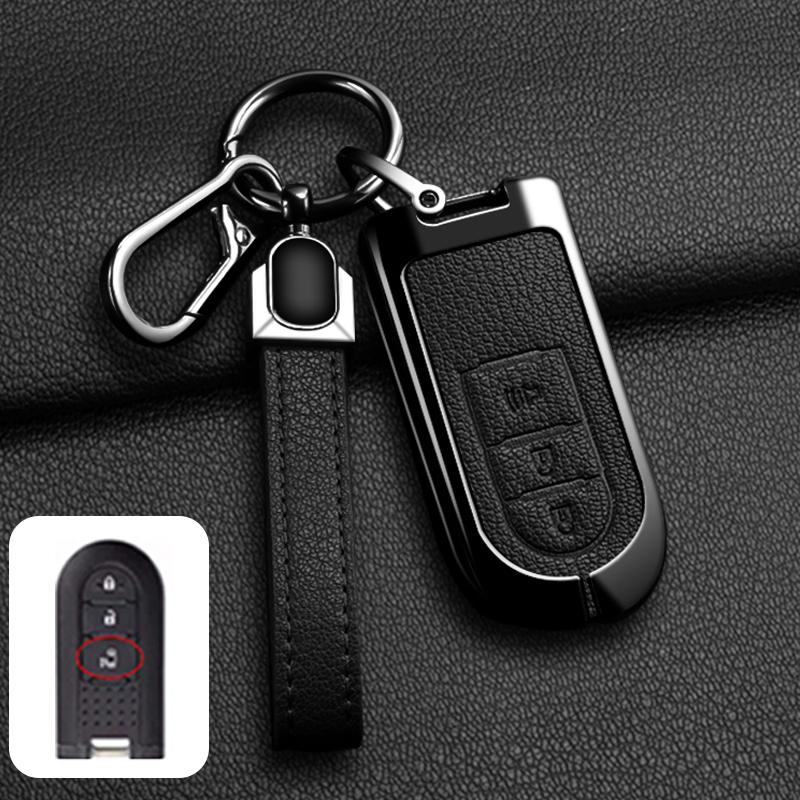 Styling Mouldings Zinc Alloy Car Key Case Cover Holder For Toyota Rush Passo Pixis Joy Epoch Daihatsu Tanto LA600S Moovecanvas L