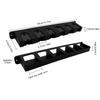 Wall Mount Fishing Rod Rack Vertical Fishing Pole Holders Store 6 Rods Rod Storage Racks for Garage