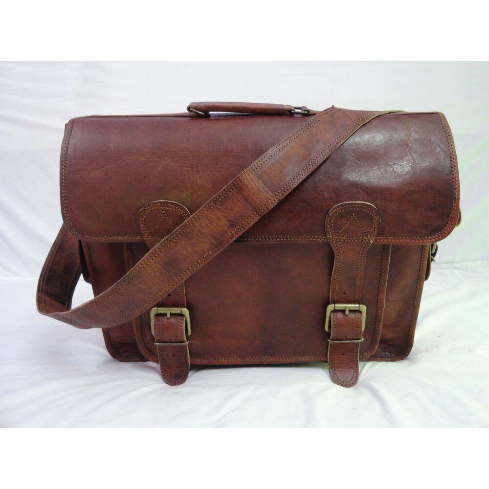 18 În Servietă Laptop Geantă Messenger din piele de capră Genți de umăr