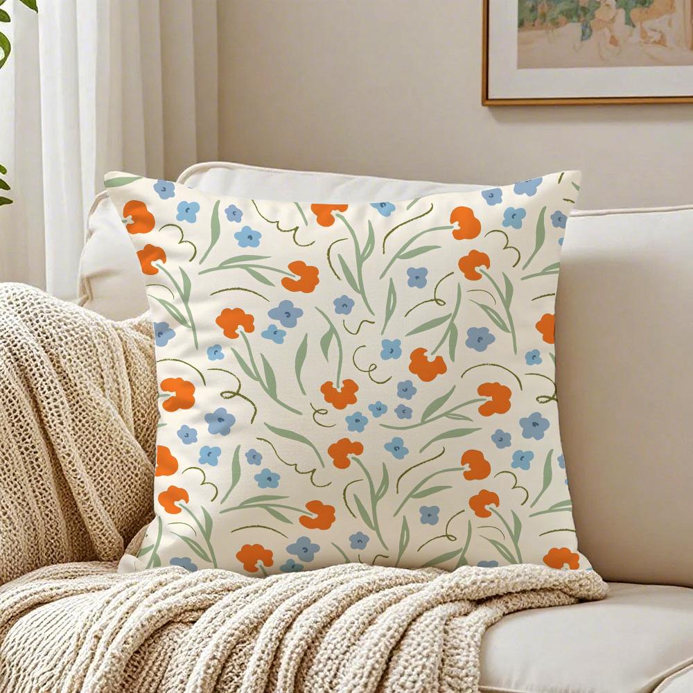 Modern Art AAriana Martin New British Pattern Cushion Cover Linen Pillowcase Soft for Sofa Bed Home Room Decor