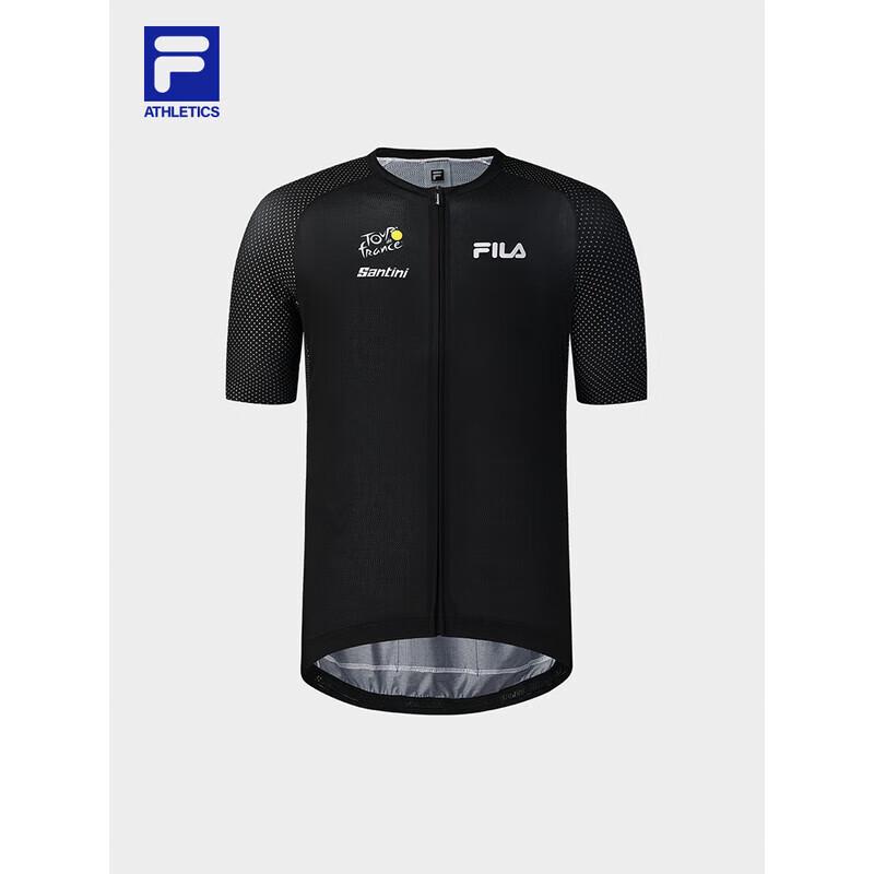 FILA Men's Slim-Fit Cycling Short-Sleeve Knit Top