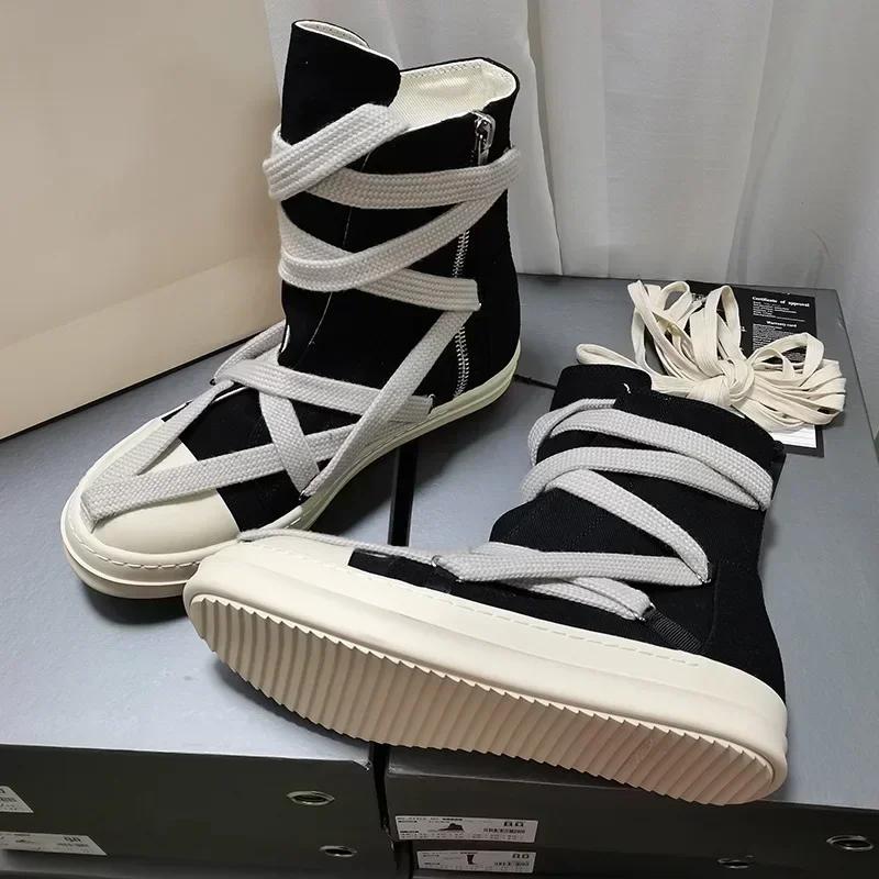 Moderiktiga vintage Pentagram High Top Sneakers, Herrskor, Unisex Casual Sportskor, Platåskor, Stora Storlekar