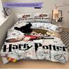 3pcs Harry Potter Duvet Cover Set - Machine Washable, Includes 1 Duvet Cover and 2 Pillowcases, No Core Included, All-Season Home Decor for