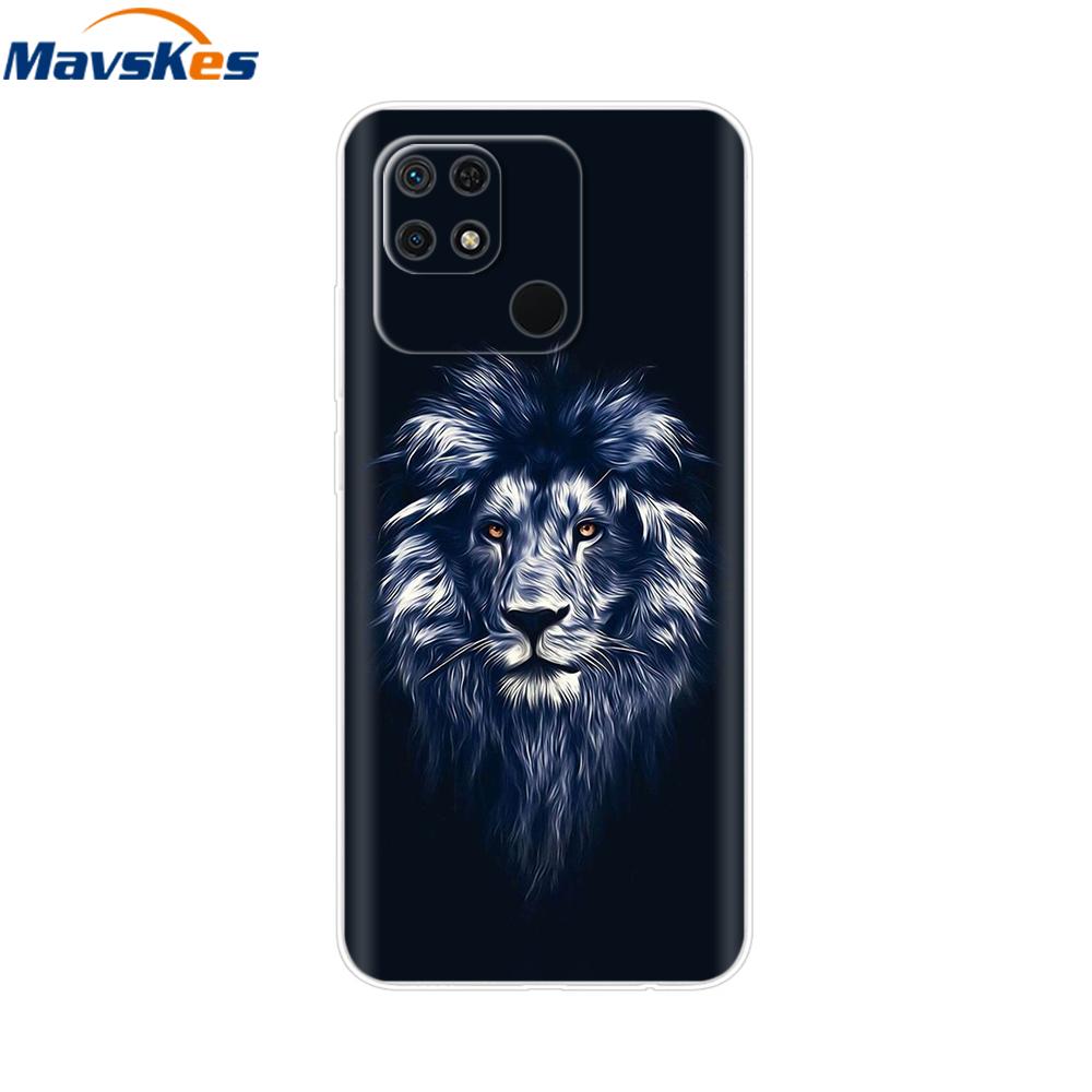 For Redmi 10C Case Clear Heart Flower Soft Silicon Phone Cover For Xiaomi Redmi 10C Coque redmi10C 10 C Fundas Bumper Shockproof