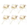 Premium Artificial Flower Wedding Corsage Pair For Bride Grooms Bridesmaids Matching Accessories Western Ceremony