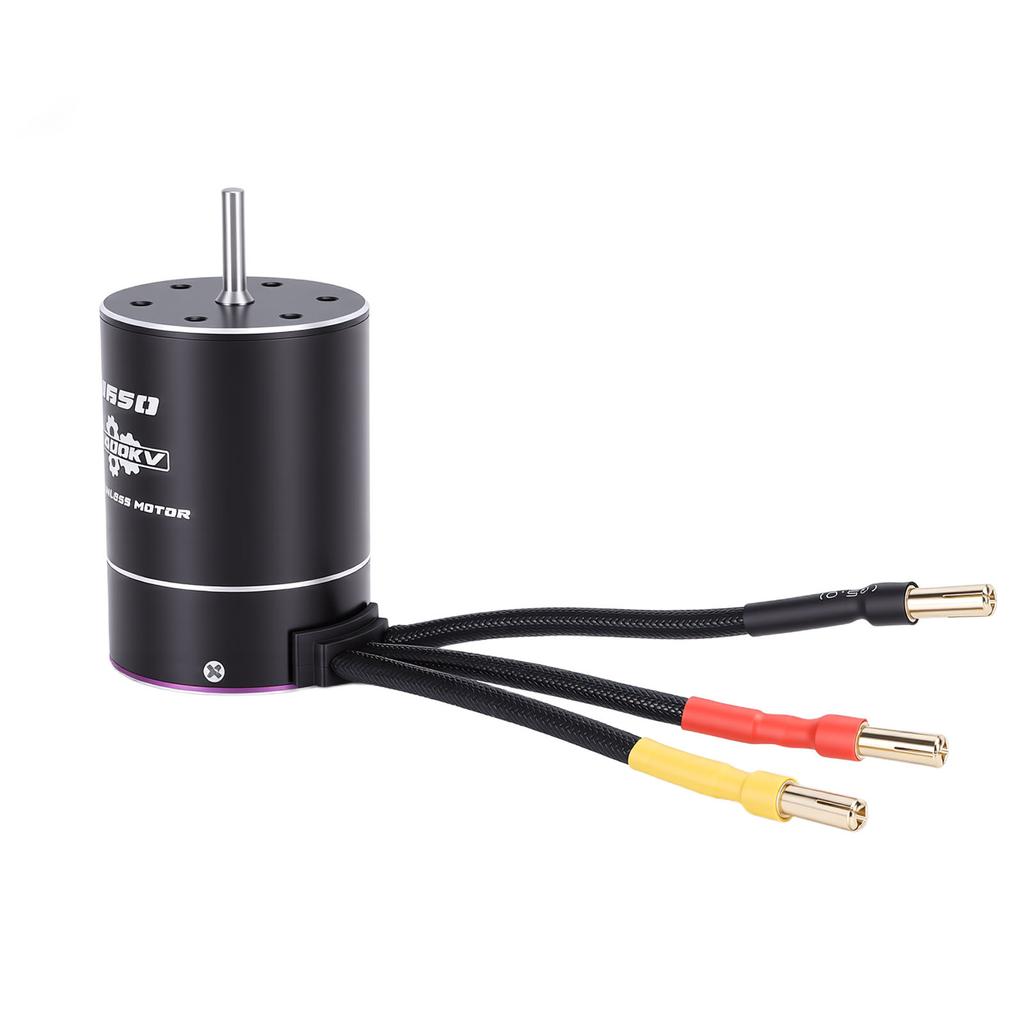   6400KV Brushless RC Motor for       SCX10 Hpi RC Motor, Purple Black with 46080RPM Speed  