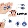 Cartoon Character Zinc Alloy Earrings Wholesale Anime Pirate King Ear Jewelry
