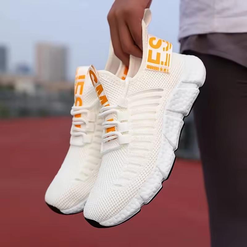 

Women s Trendy Sneakers Comfortable Breathable Mesh Casual Lace Up Shoes Outdoor Jogging Track Field Lightweight Tennis Shoes 36 белый