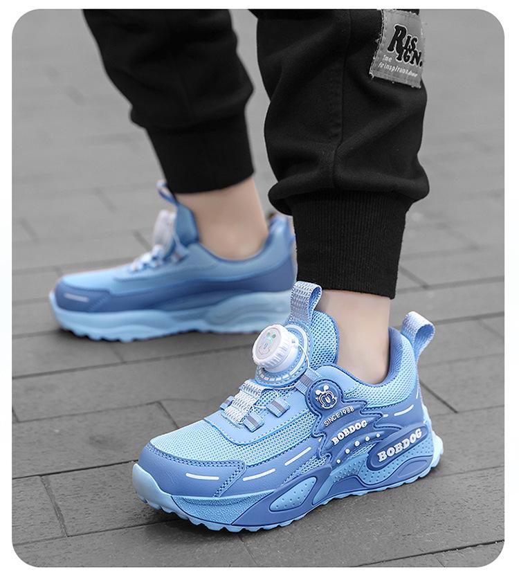 Bobodou 2025 Spring Boys' Breathable Mesh Running Shoes for Kids