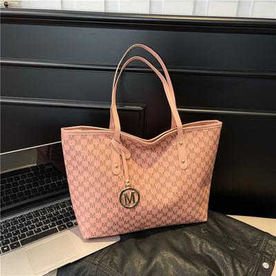 Borsa a Tote da Pendolare, Borsa a Spalla Trendy e alla Moda, Borsa a Mano di Grande Capacità