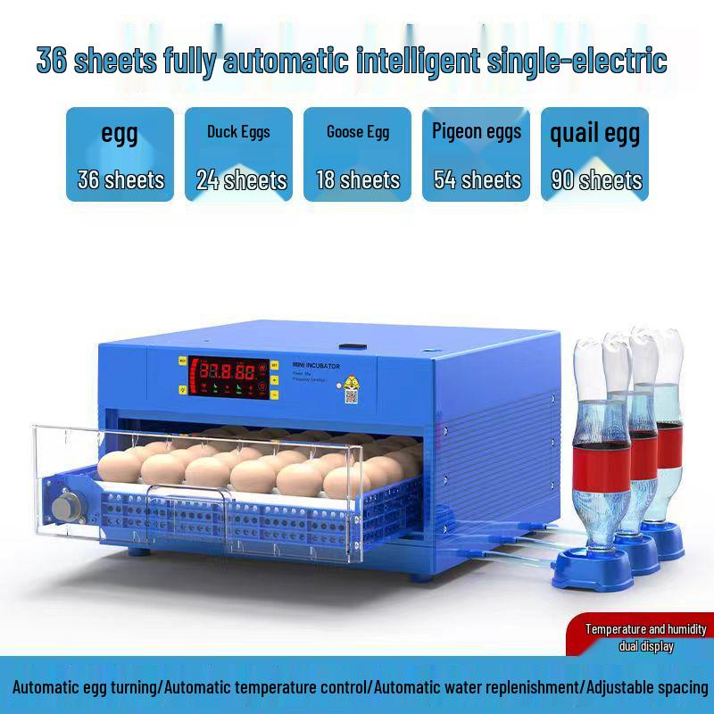 Incubatrice Automatica Intelligente per Uova: Adatto per la schiusa di pulcini, anatroccoli e ochetti.