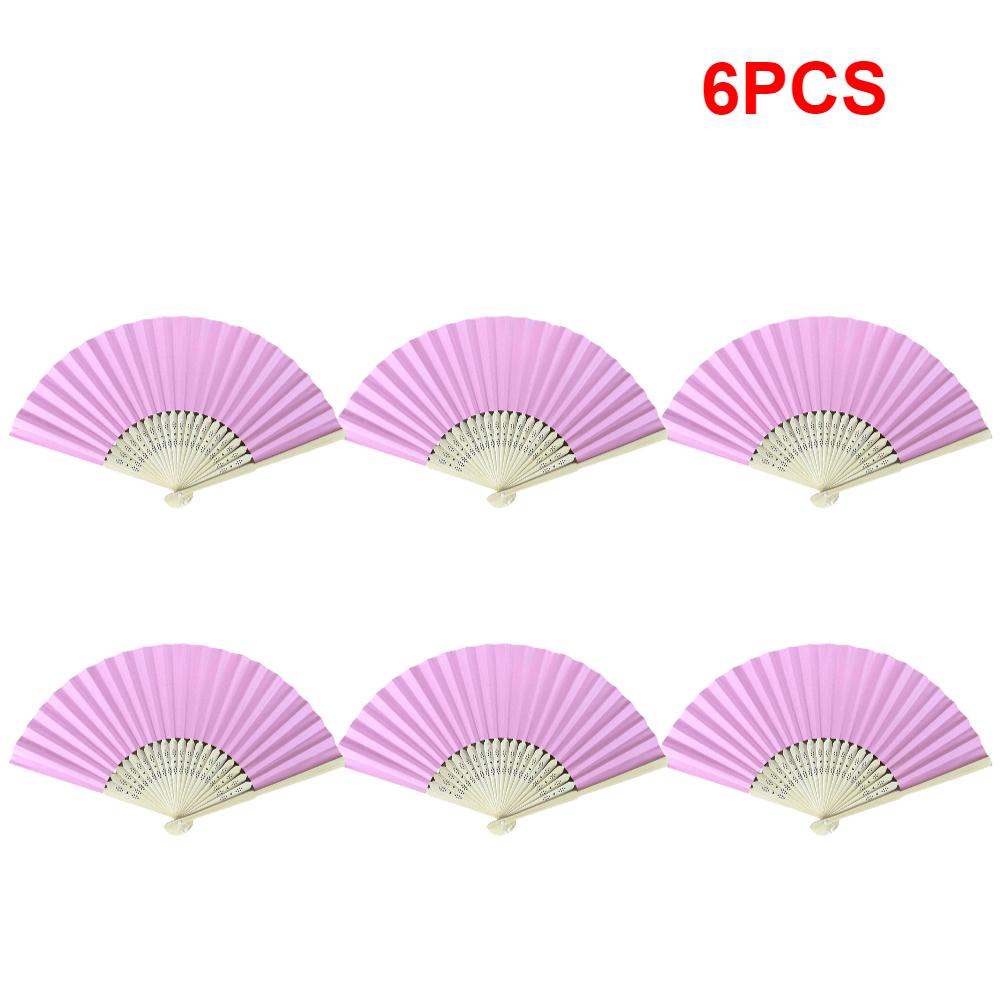 1-10 szt. Weselne wachlarze ręczne Biały papier Bambusowe wachlarze składane Niestandardowe ręcznie malowane DIY Dekoracja wachlarza ręcznego Prezenty malarskie dla dzieci