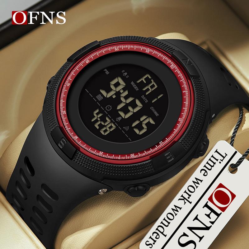 OFNS Popular Multifunctional Luminous Sports Watch for Students
