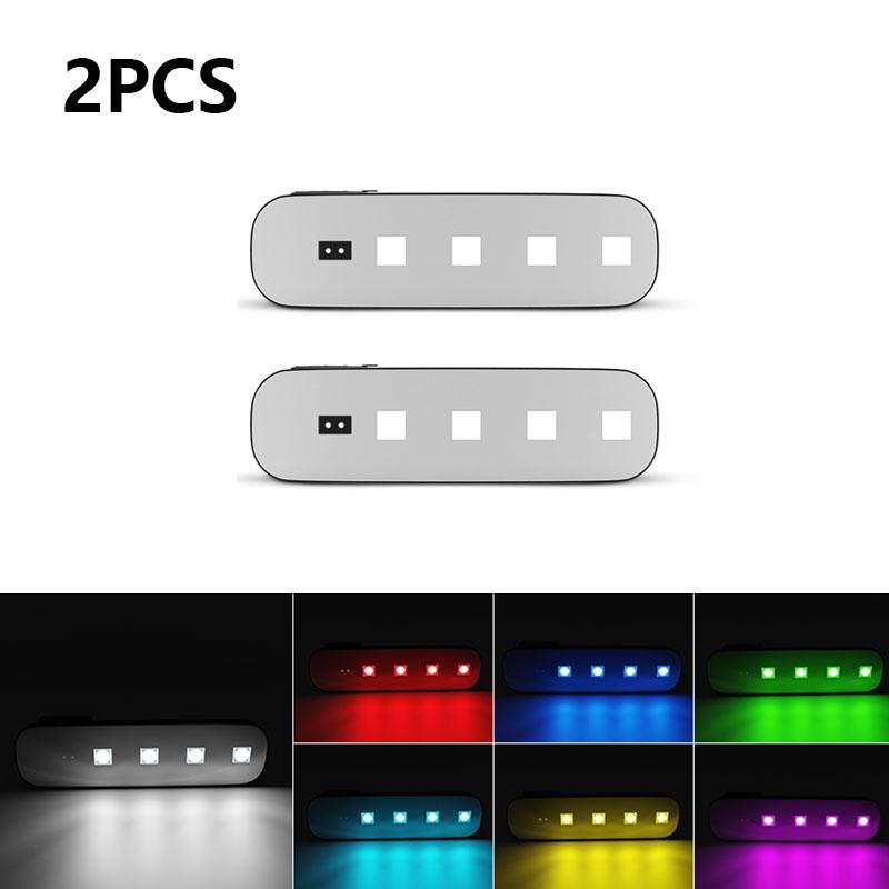Led Welcome Light Car Door Light USB Rechargeable Wireless Induction Night Light Auto Door Emergency Lighting Signal Lamp