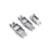 5Pcs Stainless Steel Clasp Crimp Jaw Hook Watch Band Clasp for Leather Silicone Bracelet Jewelry Making DIY Connect Lace Buckle