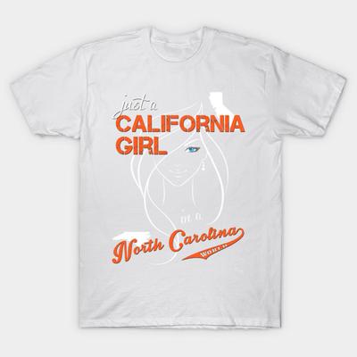 T Shirt Women California North Carolina Harajuku Print Kawaii Tshirt Summer Short Sleeve Female T-Shirt Top Tee