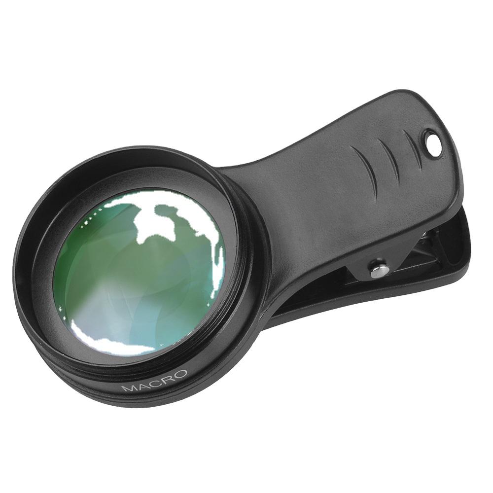 0.45x Wide-angle 15x Macro Optical Lens No Distortion External Universal Mobile Phone Lens External Universal Mobile Phone Lens чёрный