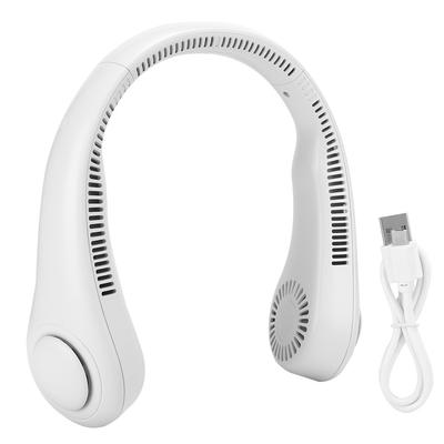 Hanging Neck Fan Leafless USB Micro Portable Air Cooler Mini Electric Air ConditionerGray