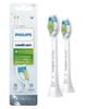 Sonicare HX6062/67 ProResults Plus Replacement Brush Heads White 2-Pack Genuine Electric Toothbrush 6-Month Supply