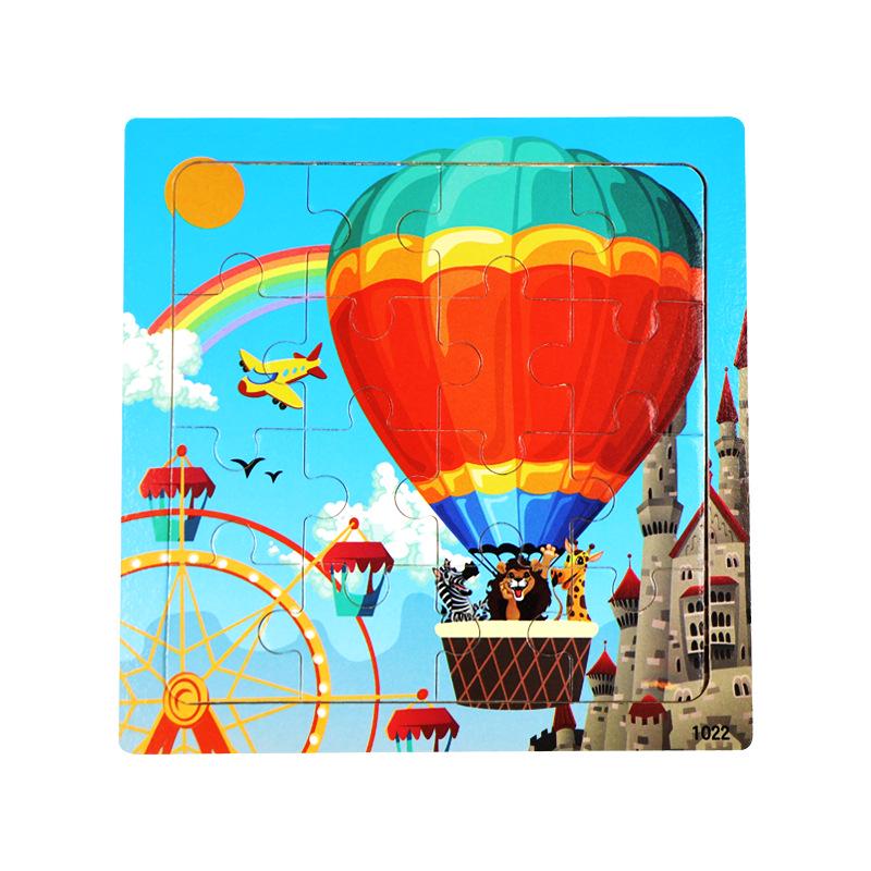 Popular Wooden Dinosaur and Animal Puzzle for Children's Early Education