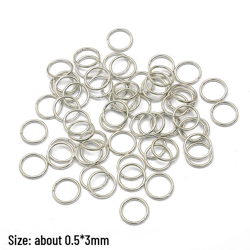 3-7mm DIY Open Ring for Bracelets and Earrings - Handmade Connector Accessory