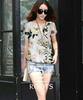 Second Roots Botanical Blouse with Floral and Leaf Short Decorative Underwear Summer Mori Girl Stylish Princess Maternity Size Prints, Sleeves,