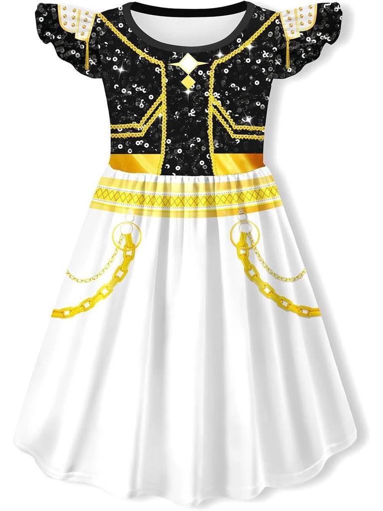 K-POP Dívčí skupina Lovci démonů Cosplay kostým Set - Lumi, Mila, Zoe Halloween Představení