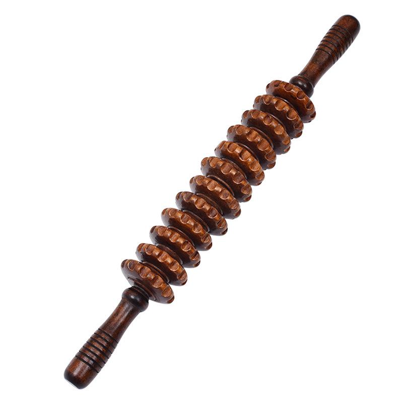 Wolf Tooth Wooden Back and Abdominal Massager Roller