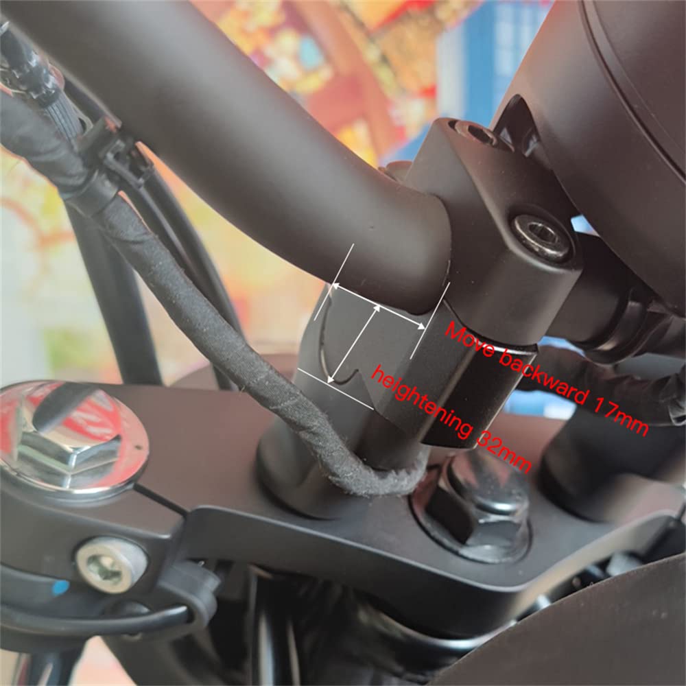 LEDISHUN Honda Motorcycle Rebel 250 (Rebel250) MC49 Rebel500 Rebel1100 Handle