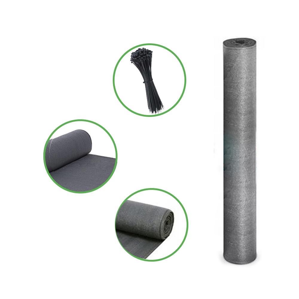 Gray Camouflage Netting 10 M For A 1.5 M Fence