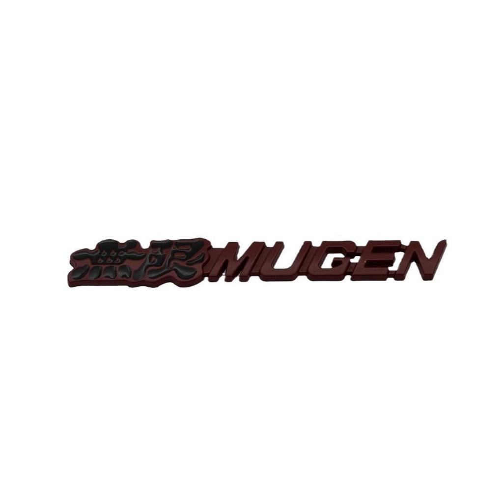 Mugen Infinity Metal Car Decal for Honda Modified Cars