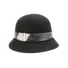 Autumn and Winter New British Celebrity Wool Top Hat Elegant Retro Basin Hat Versatile Fisherman Hat Children Age Reduction
