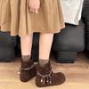 Autumn and Winter New Inner Height-increasing Short Boots Women's Versatile Retro Boots Casual Martin Boots Flat-heeled Thin Boots