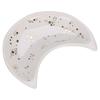 1pc ceramic moon jewelry dish Middle East Arab Ramadan Eid al Fitr storage dish multifunctional dish home decoration ornament