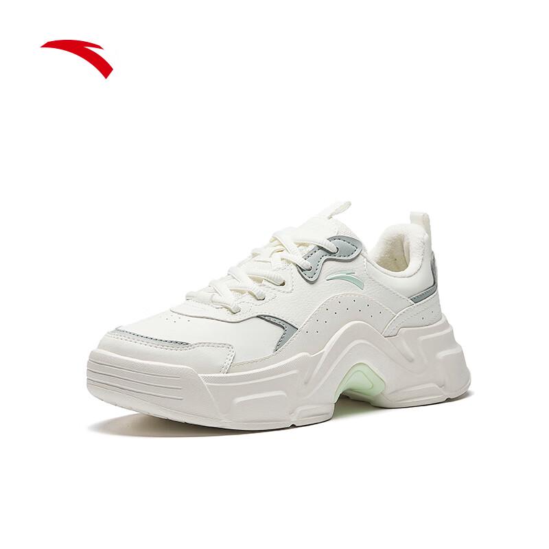 ANTA Women's Rabbit Fleece-Lined Casual Sneakers