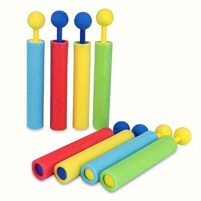 2pcs Pull-out Round Tip Water Gun, Mini Foam Water Gun, Perfect for Summer Parties and Outdoor Events
