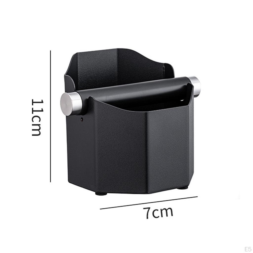 Kompaktní design nádoby na espresso Knock Bin s odnímatelným nástrojem