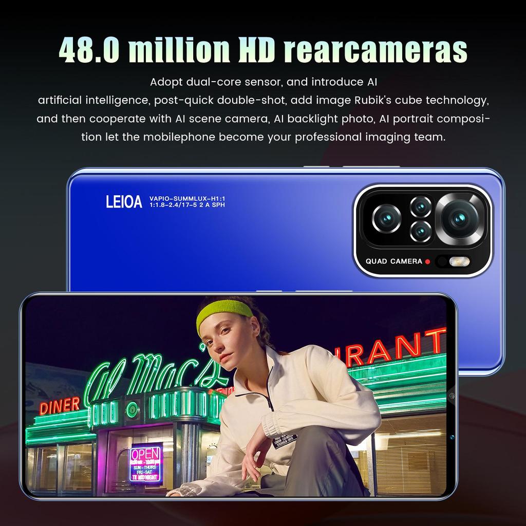 Cross-Border Smartphone Note10 Pro with Large Screen