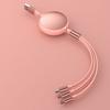 Retractable Multi USB Cable 3 In 1 100w Super Fast Charging Cable with 5 Gear Length for Type-C/Android/IOS Interface