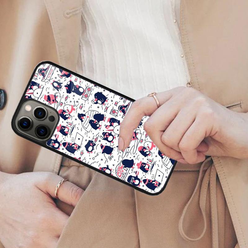 Cute Penguin Magnetic Phone Case For APPLE iPhone 17 Air 16 14 13 12 Pro Max 15 Plus Wireless Charge With MagSafe Cover