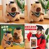 Adorable Capybara Plush Toy Doctor Figure Unique Graduation Memorial Pillow Soft Toy