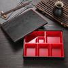1Pieces Food Storage Box Japanese Bento Box Compartment Business Lunch Box Worker Lunch Tray Outdoor Tableware