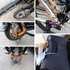 120cm Motorcycle Motorbike Safety Disc Brake Lock Spring Reminder Cable Coil