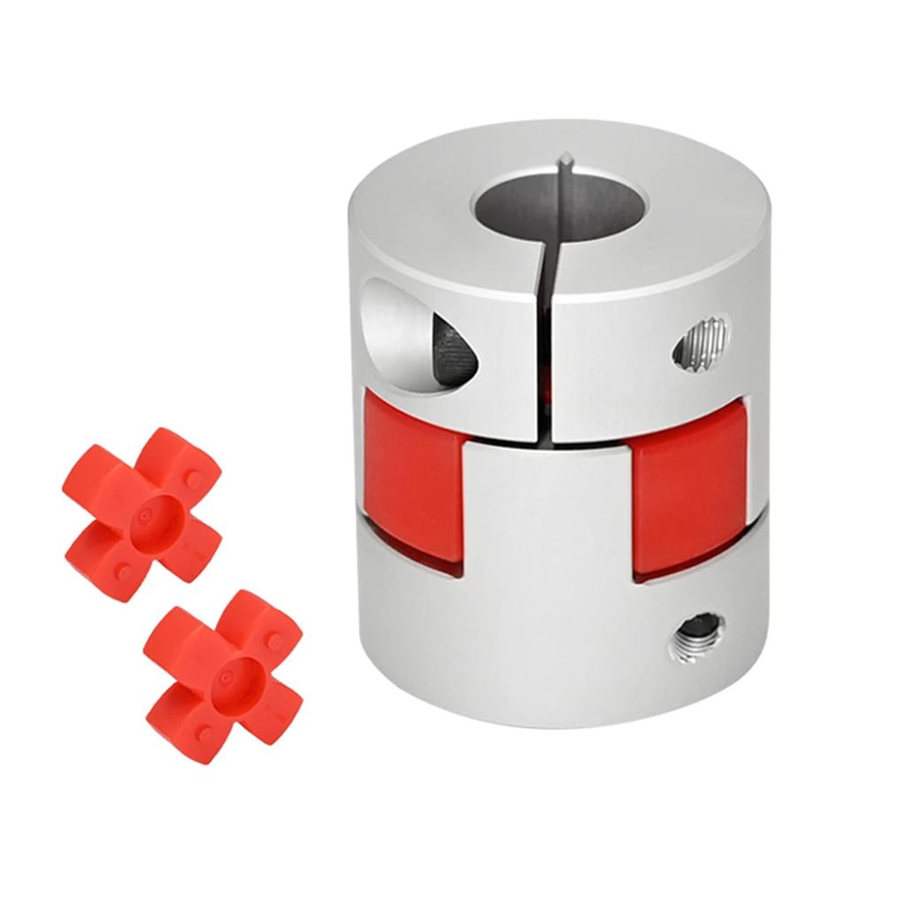 Upgrade D20*L25 Flexible Shaft Coupling 8mm to 8mm Aluminium Plum Connector Flexible Coupler for 3D Printer CNC Machine and Servo Stepped Motor