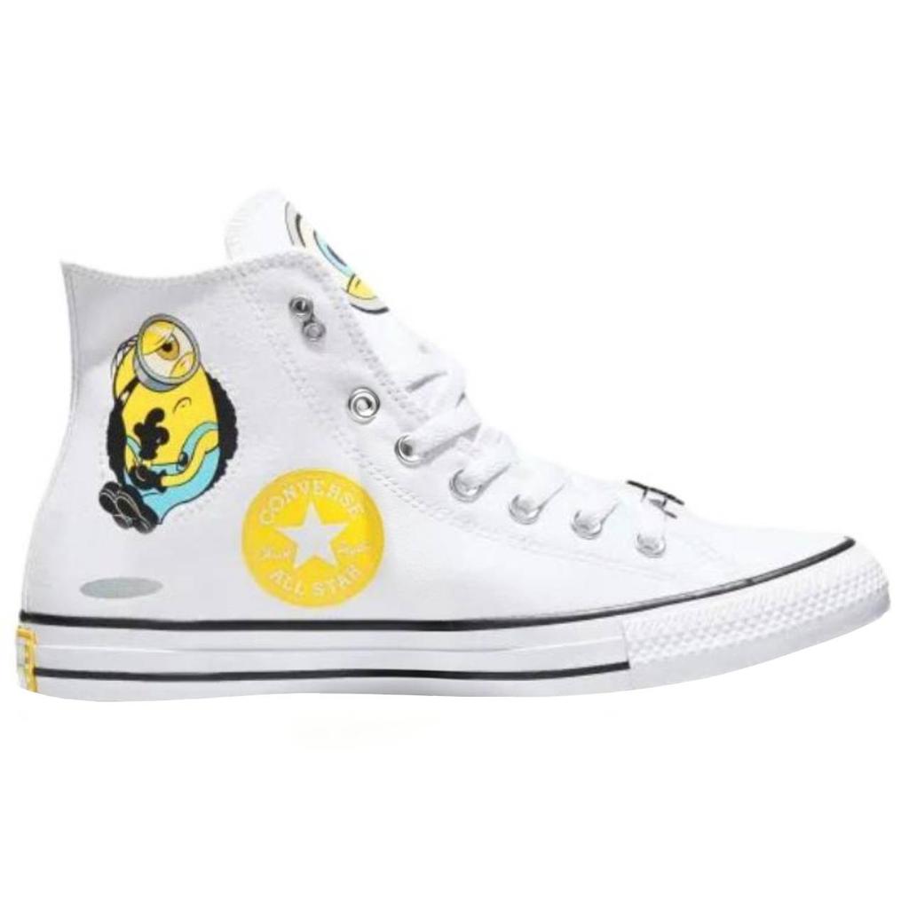 Minions x Converse Chuck Taylor All Star Hi White Yellow Unisex Sneakers A21403C