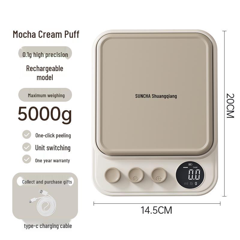 2025 High-Precision Electronic Kitchen Scale for Baking and Food Weighing