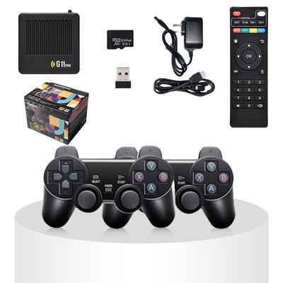 G11 Pro Game Box 4K HD TV Game Stick Portable Game Player 256G Built In 60000+  Retro Games Video Game Console Wireless Gamepad